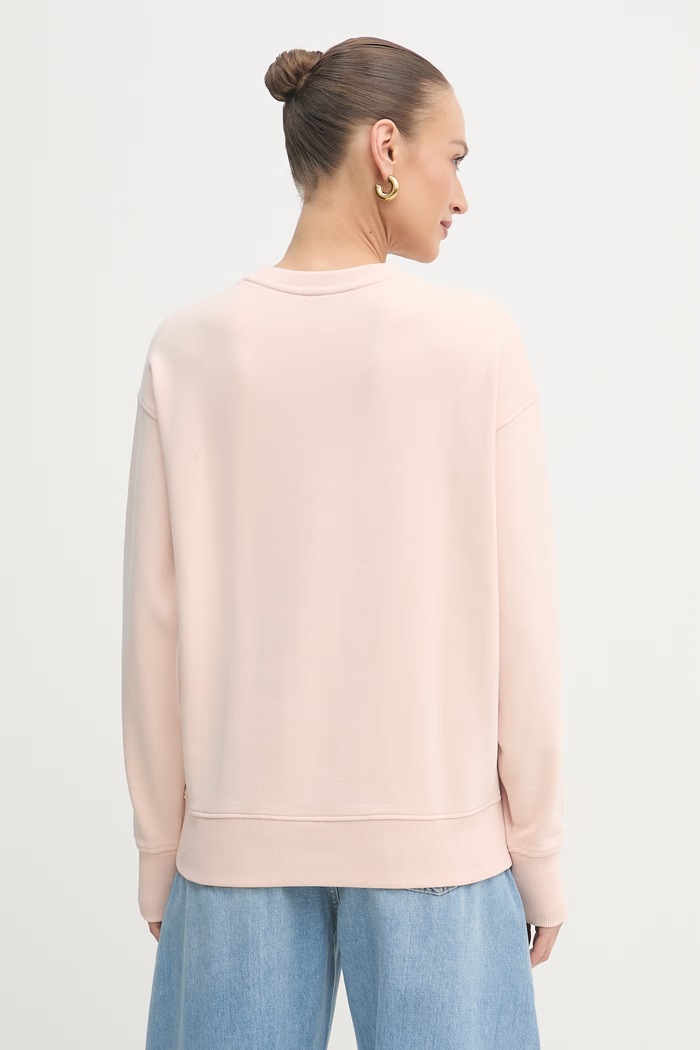 Oblečení BOSS Orange oversize mikina dámská bavlněná 50534821 oranžová