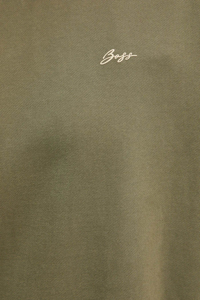 BOSS Orange oversize melegítőfelső női pamut 50534821 zöld