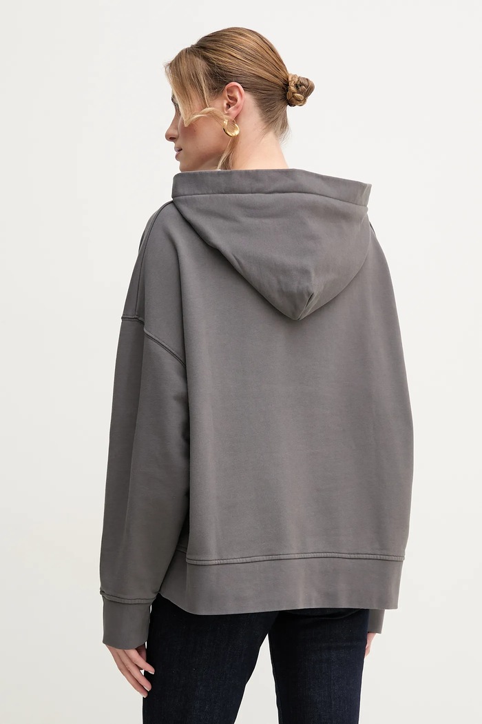 Odzież Pinko bluza bawełniana 104623.A2DB szary