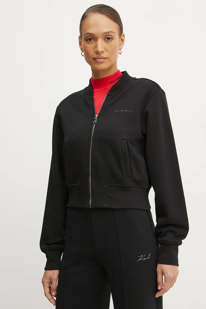 Karl Lagerfeld bluza pozostałe czarny A1W20043