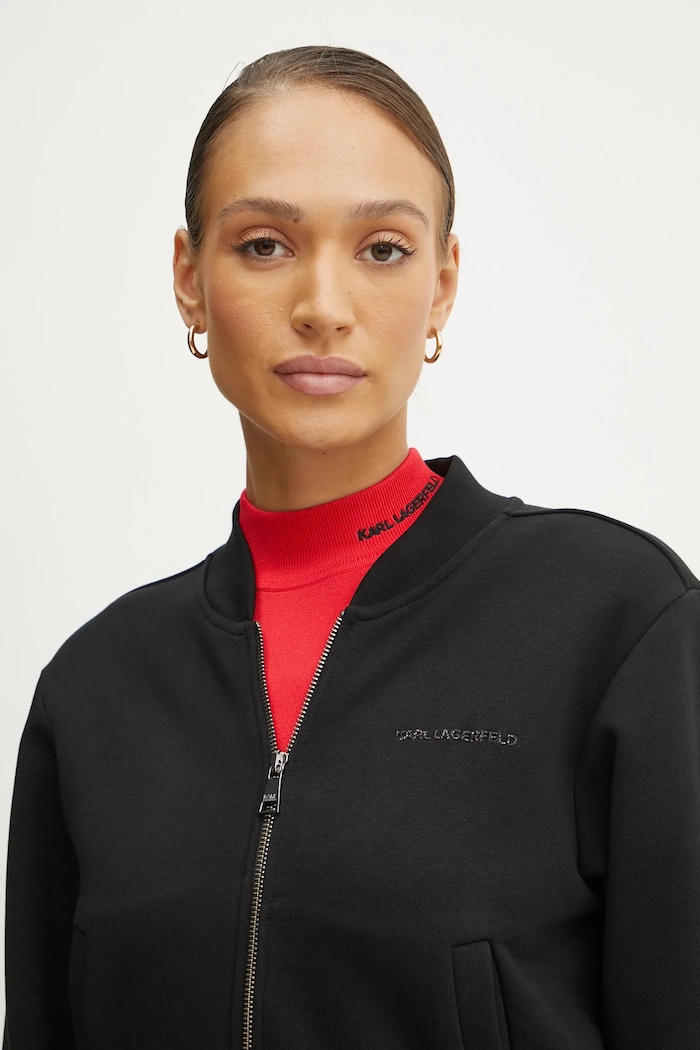 Karl Lagerfeld bluza czarny A1W20043