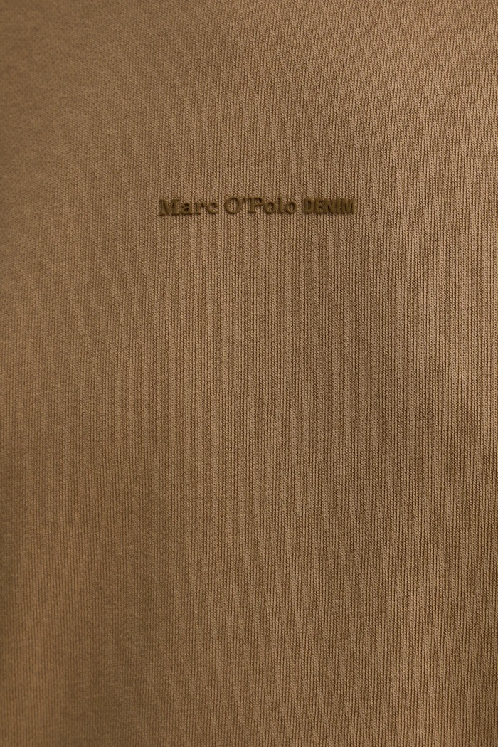 Bavlněná mikina Marc O'Polo 5000005644 hnědá