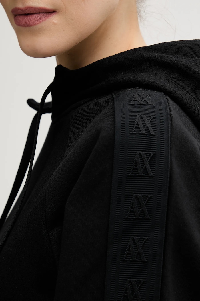 Armani Exchange pamut melegítőfelső XW000500.AF12804 fekete