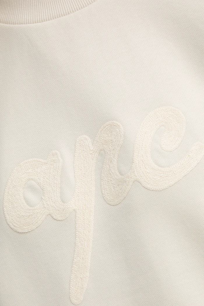 Dukserica A.P.C. sweat ethan - GOTS COHGT.M27975 bež