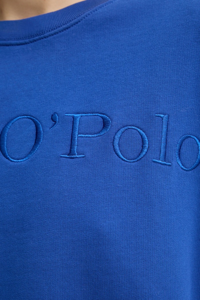 Bavlněná mikina Marc O'Polo 502407354033 modrá
