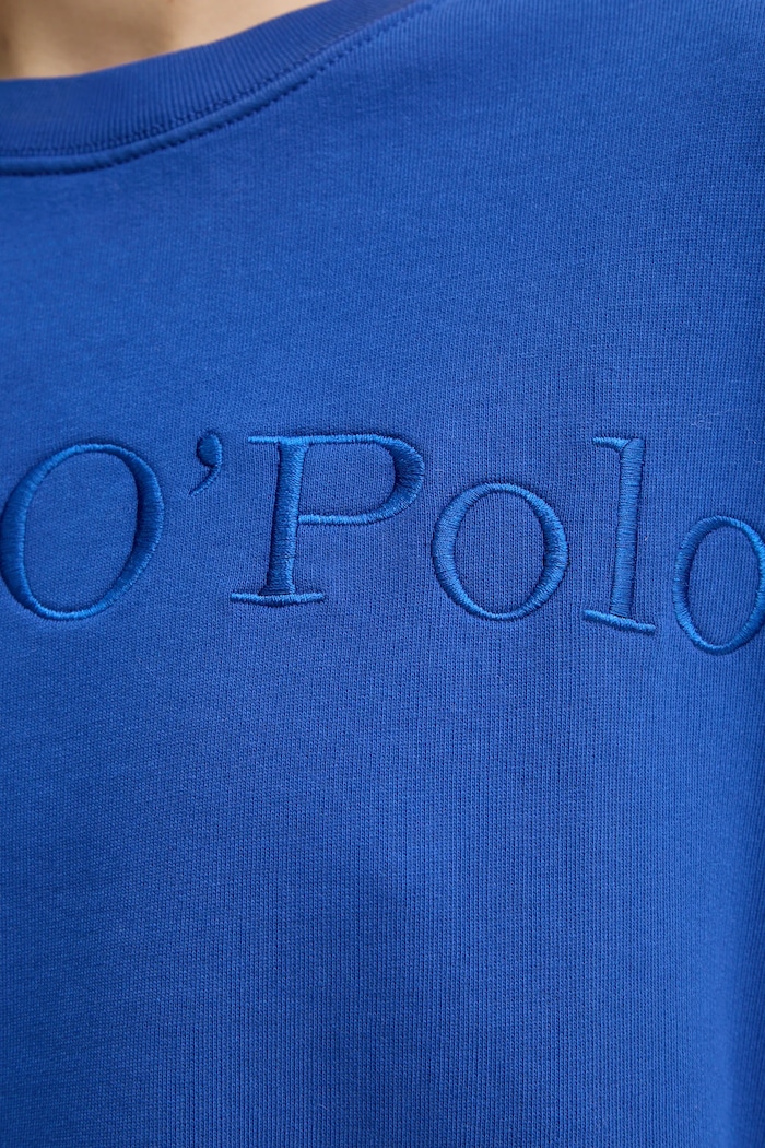 Bavlněná mikina Marc O'Polo 502407354033 modrá