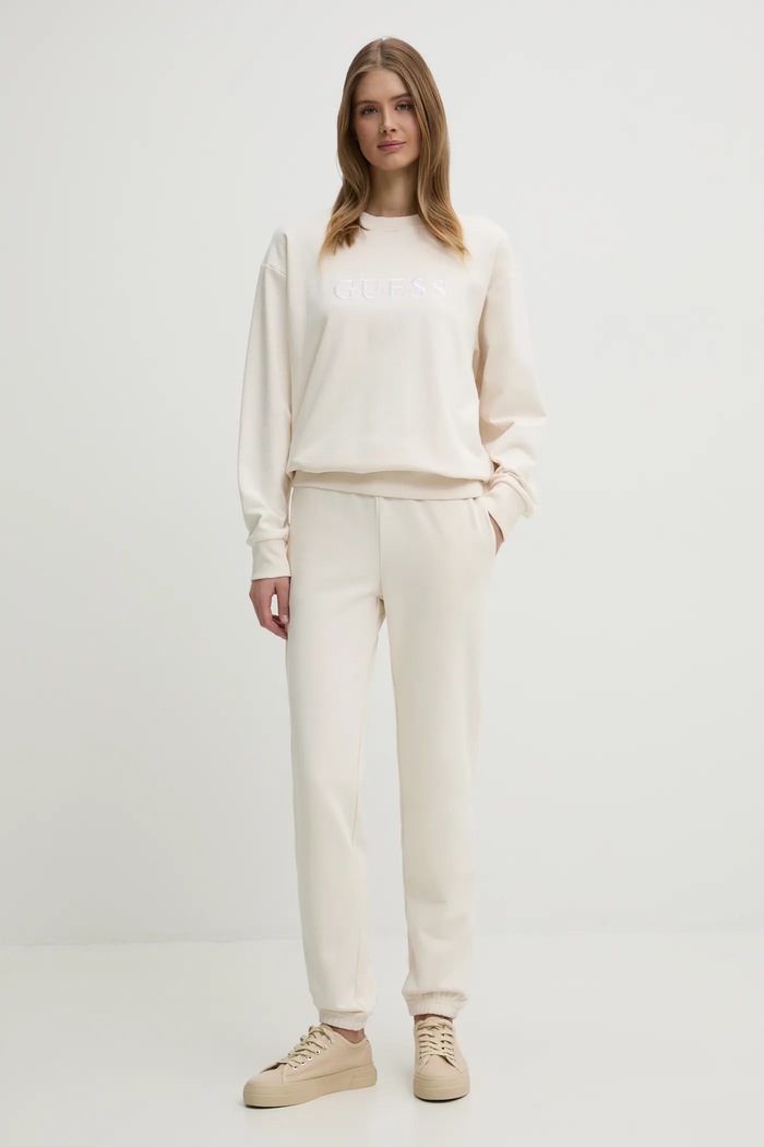 Mikina Guess SOFIA O5RQ03.KCO31 béžová AW25