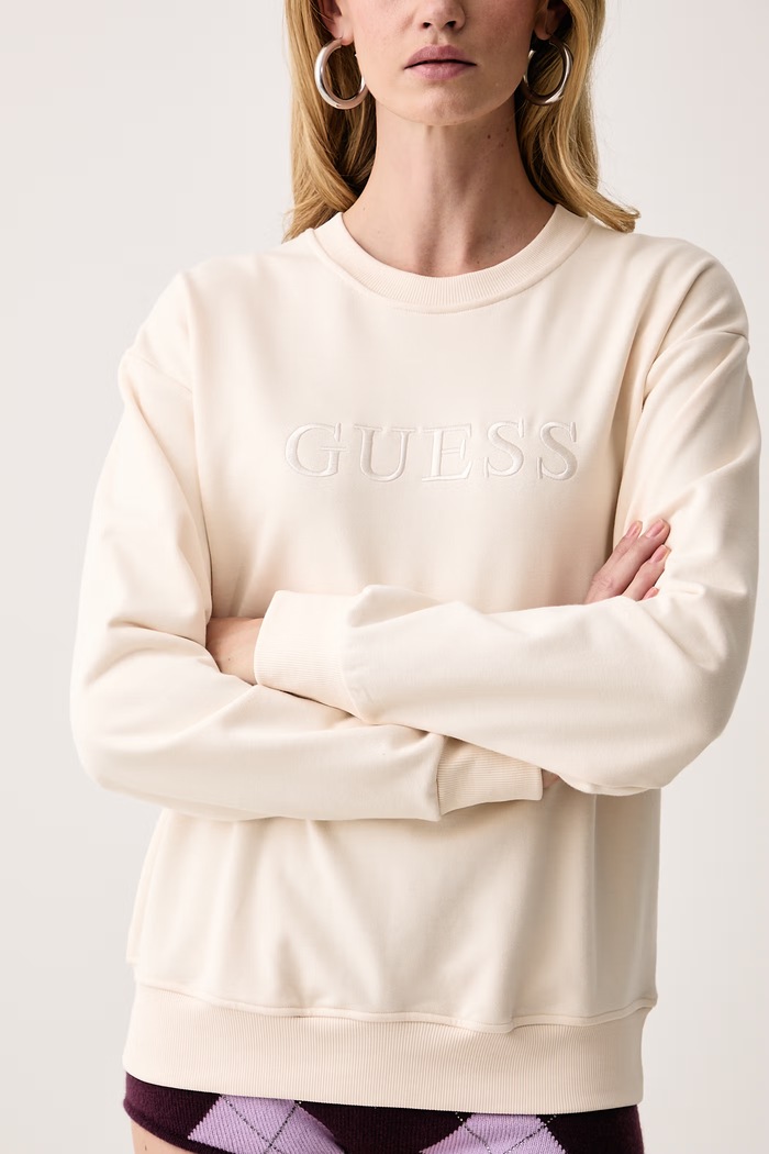 Μπλούζα γυναικεία με βαμβάκι SOFIA Guess O5RQ03.KCO31 μπεζ