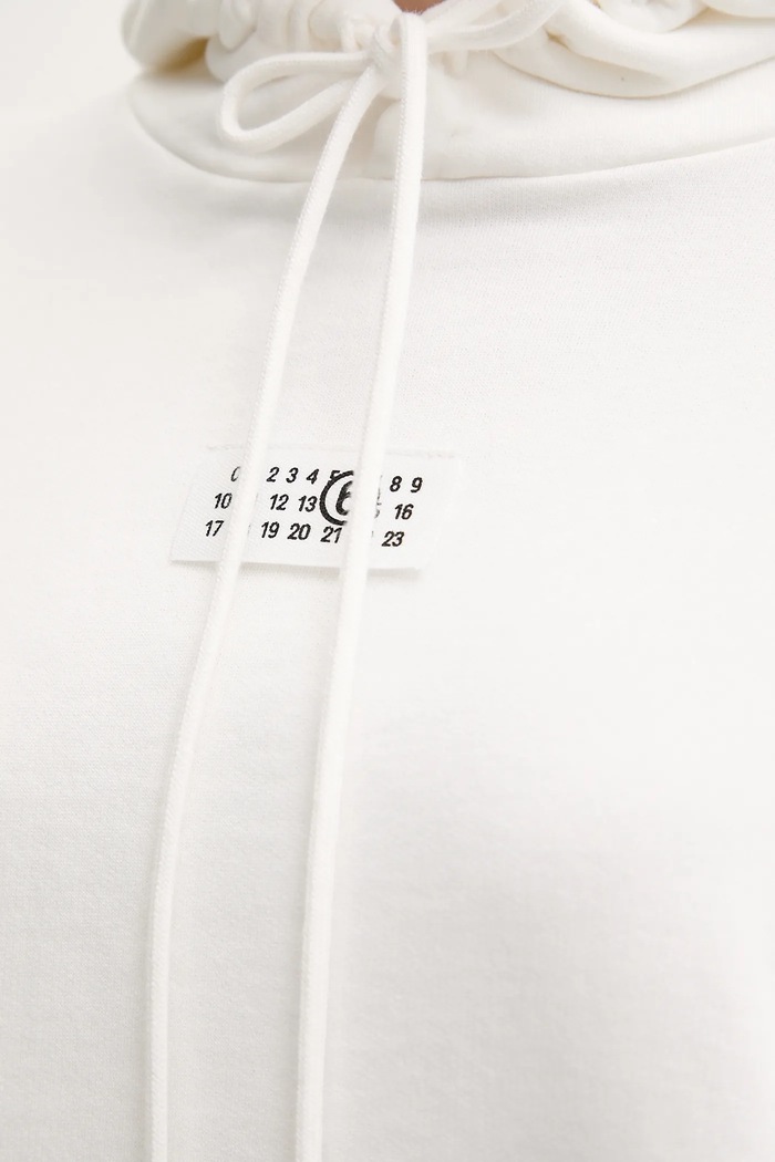 Bavlněná mikina MM6 Maison Margiela S52GU0235 bílá