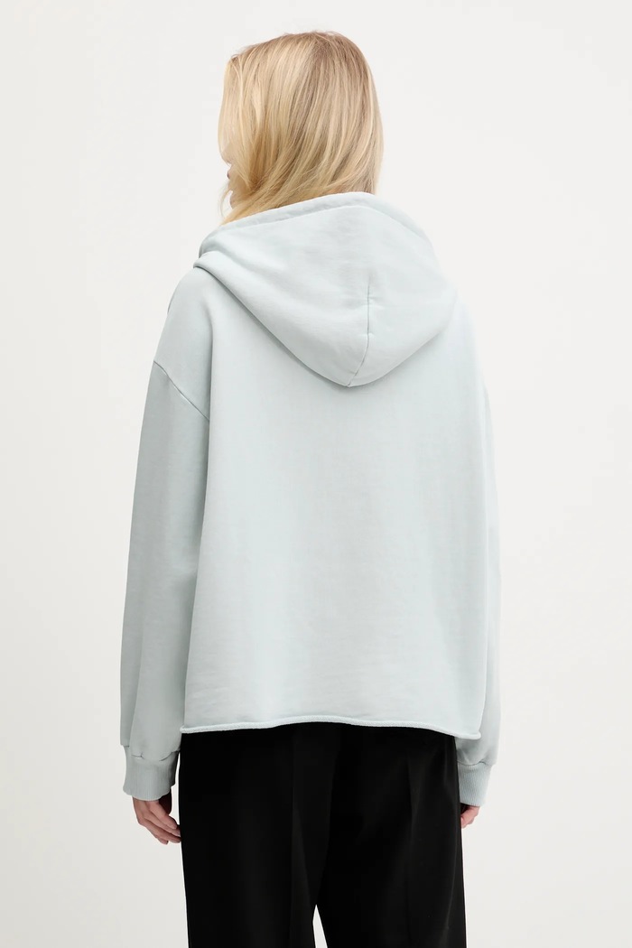 Odzież MM6 Maison Margiela bluza bawełniana S52GU0235 niebieski