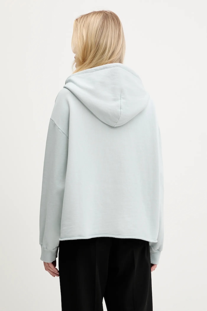 Odzież MM6 Maison Margiela bluza bawełniana S52GU0235 niebieski