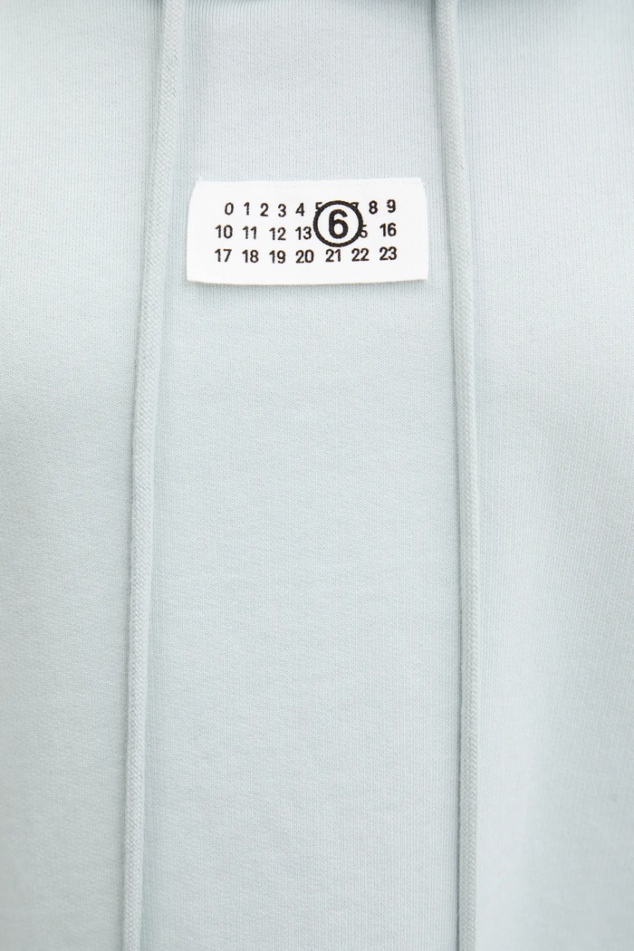 MM6 Maison Margiela bluza bawełniana S52GU0235 niebieski