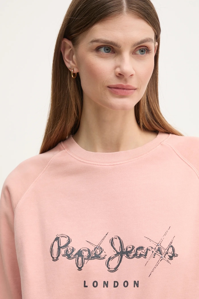 Pepe Jeans bluza LUPITA różowy PL581467