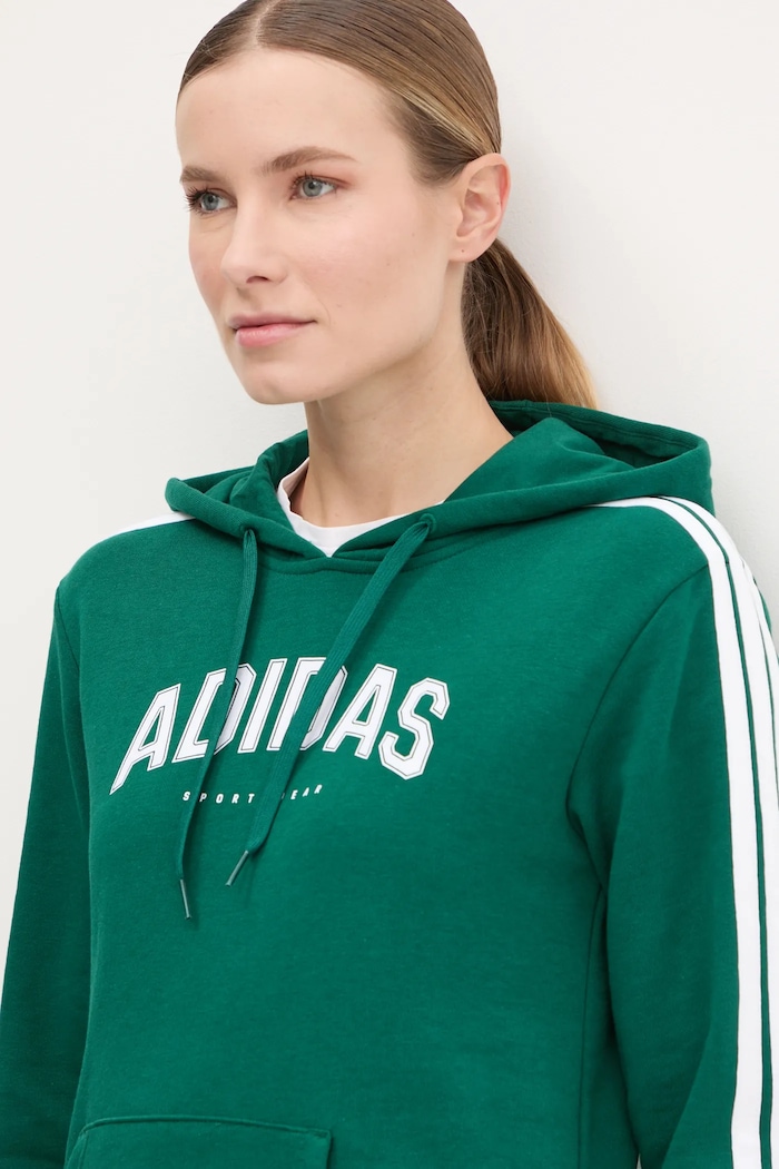 adidas bluza W L SOFTS Collegiate zielony JV9154