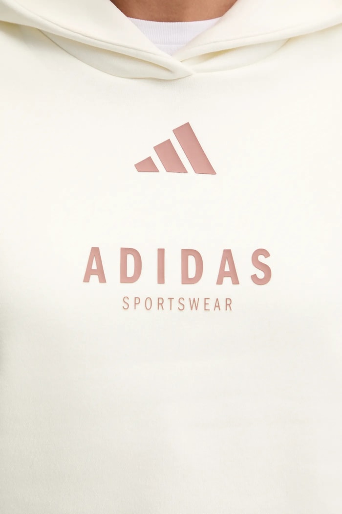 adidas bluza ALL SZN Graphic JJ4517 beżowy