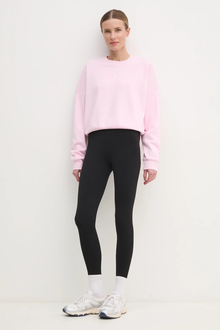 adidas bluza Essentials JI6063 różowy SS25