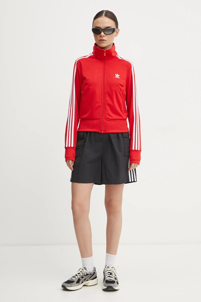Mikina adidas Originals Adicolor Classics Firebird IR8079 červená AW25