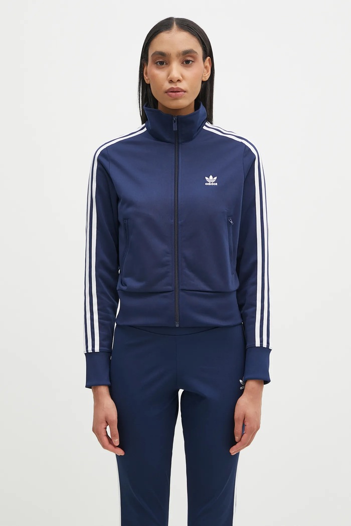 adidas Originals bluza Adicolor Classics Firebird aplikacja granatowy JC8263
