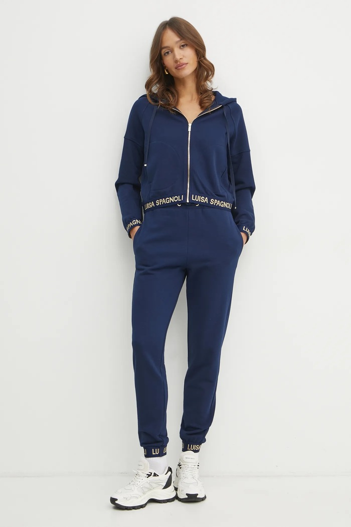 Luisa Spagnoli bluza 541853 granatowy SS25