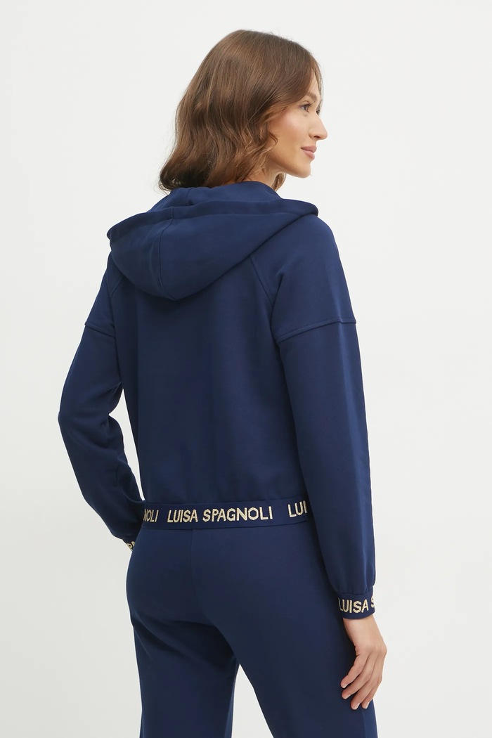 Odzież Luisa Spagnoli bluza 541853 granatowy