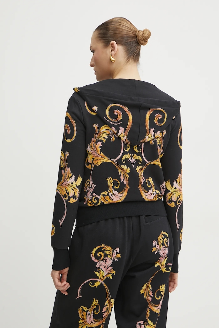 Oblečení Bavlněná mikina Versace Jeans Couture 78HAI3P6.FS192 černá