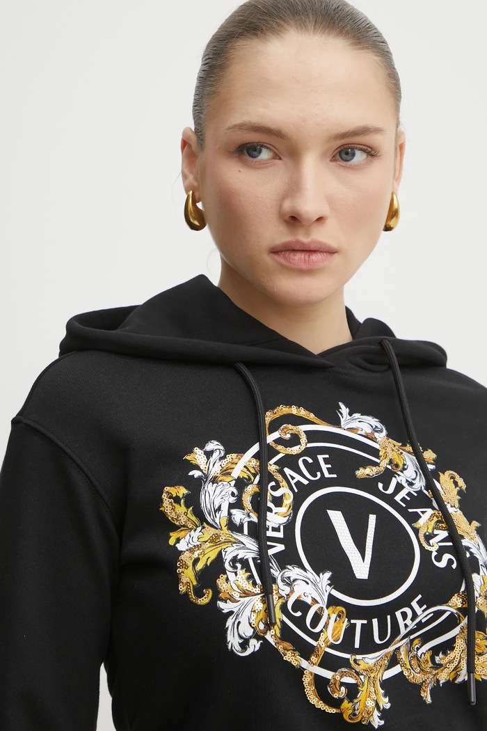 Versace Jeans Couture bluza negru 78HAIC01.CF00C