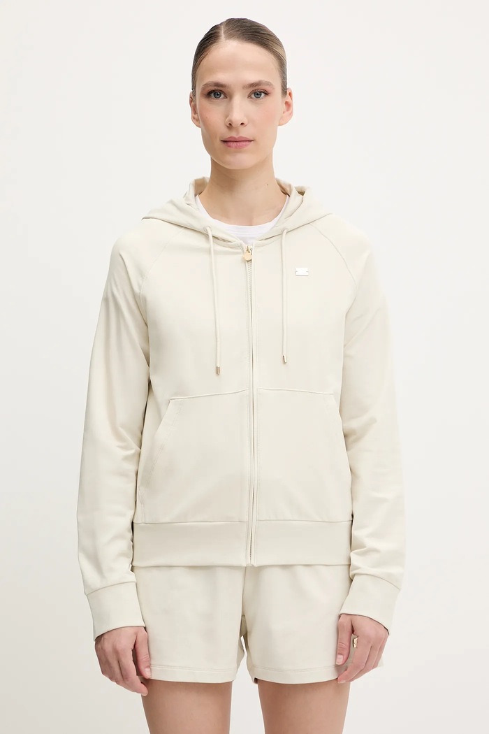 EA7 Emporio Armani felső elasztánnal bézs AF13135.7W000078