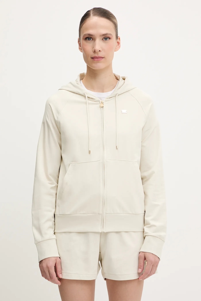 EA7 Emporio Armani felső elasztánnal bézs AF13135.7W000078
