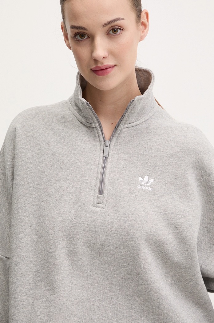 Mikina adidas Originals Essential šedá IY9681