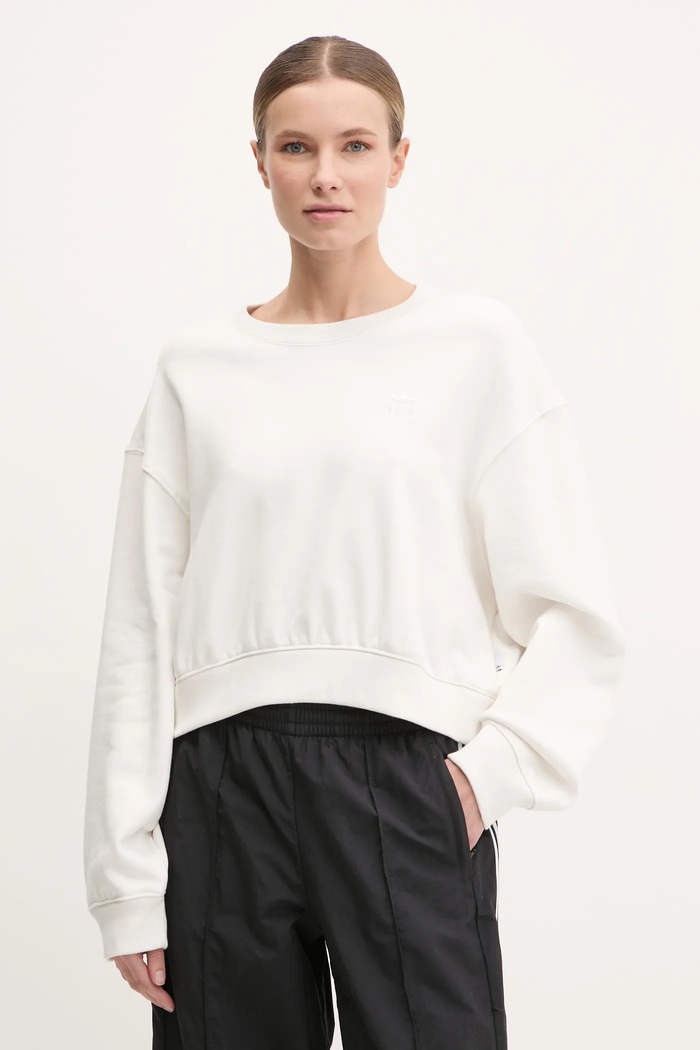 Odzież adidas Originals bluza bawełniana Nelson JC8336 beżowy
