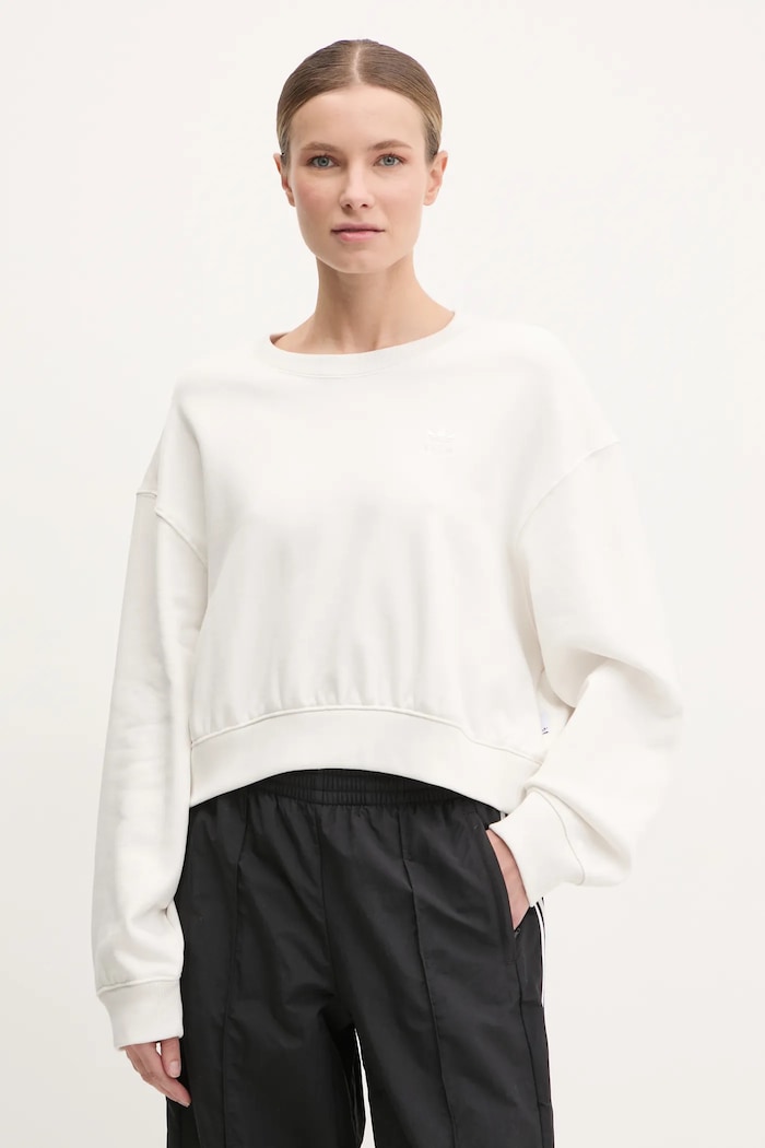 Odzież adidas Originals bluza bawełniana Nelson JC8336 beżowy