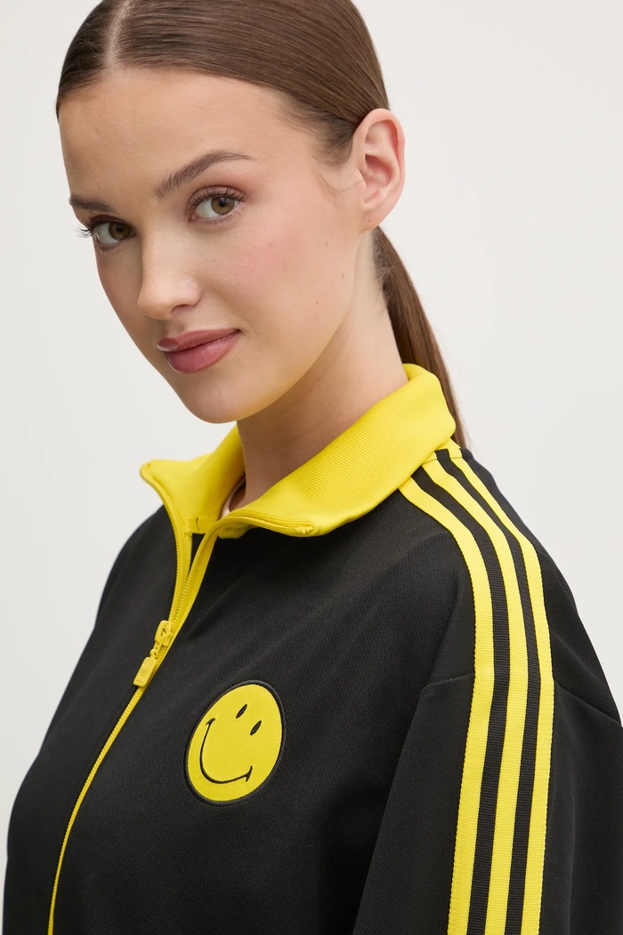 Суичър adidas Originals X Smiley черен JD2736