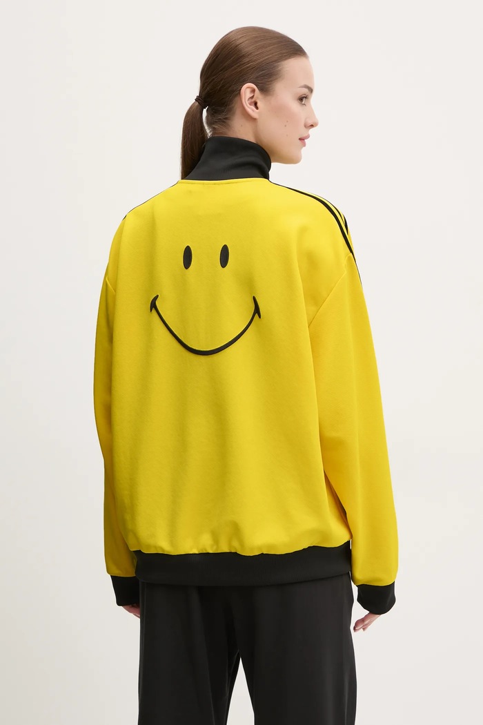 Odzież adidas Originals bluza X Smiley JD2737 żółty