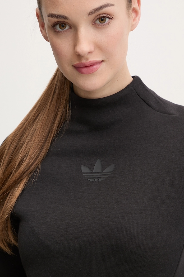 Dukserica adidas Originals INTERLOCK LS crna JJ0937