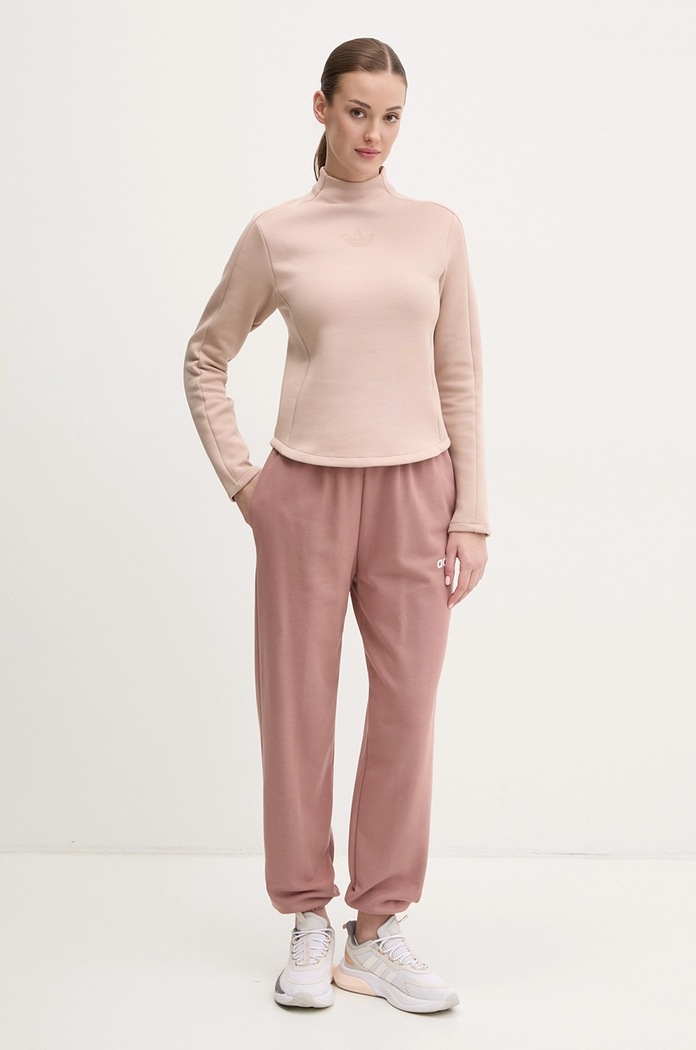 Суичър adidas Originals INTERLOCK LS JJ0938 бежов SS25
