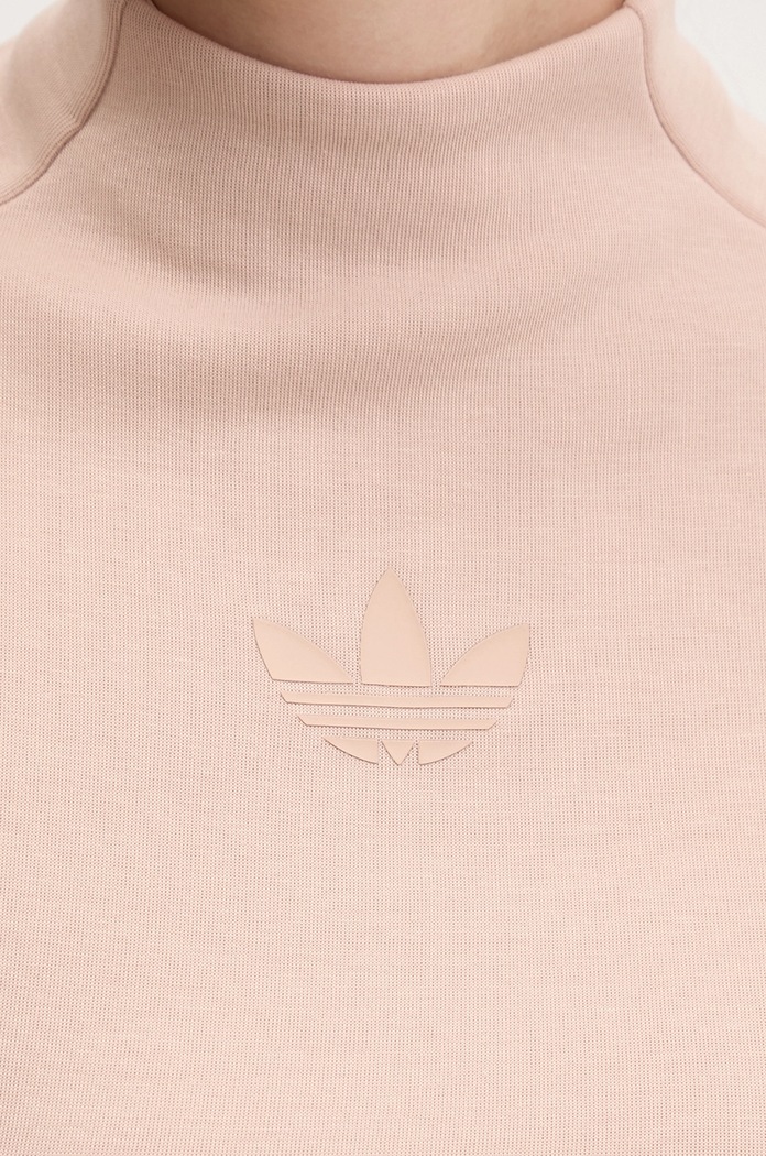 Суичър adidas Originals INTERLOCK LS JJ0938 бежов
