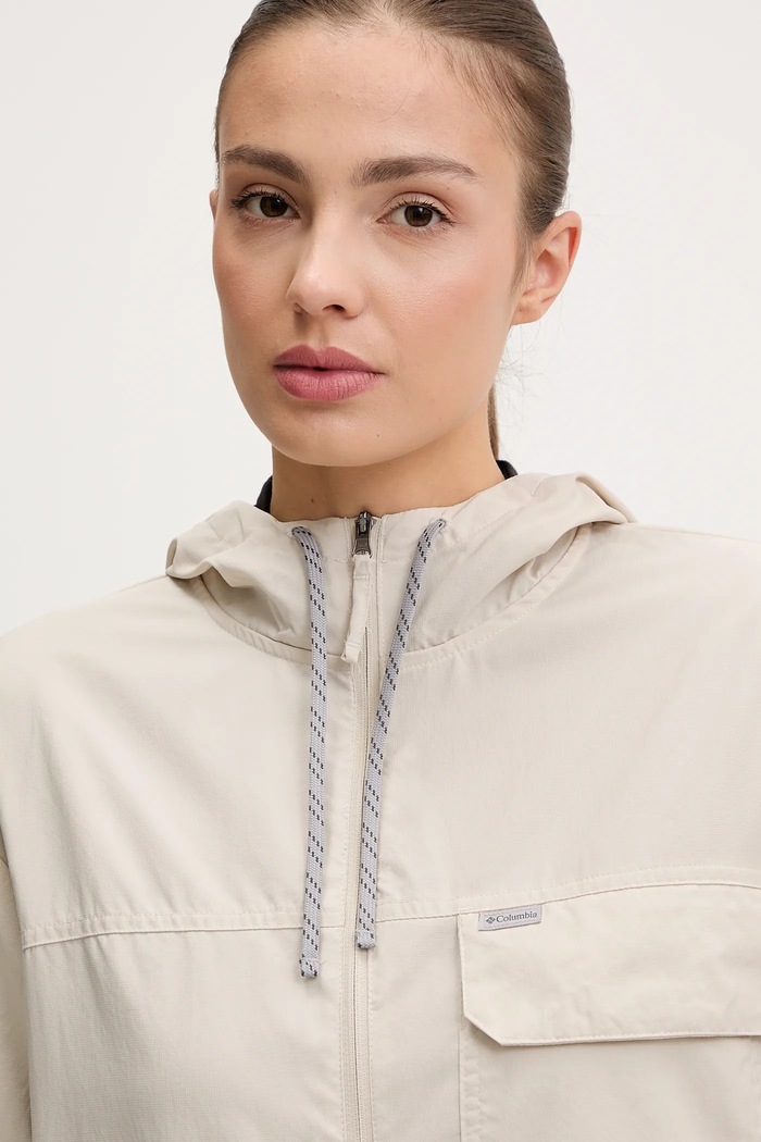 Bluza sportowa Skien Valley Columbia beżowy 2124283