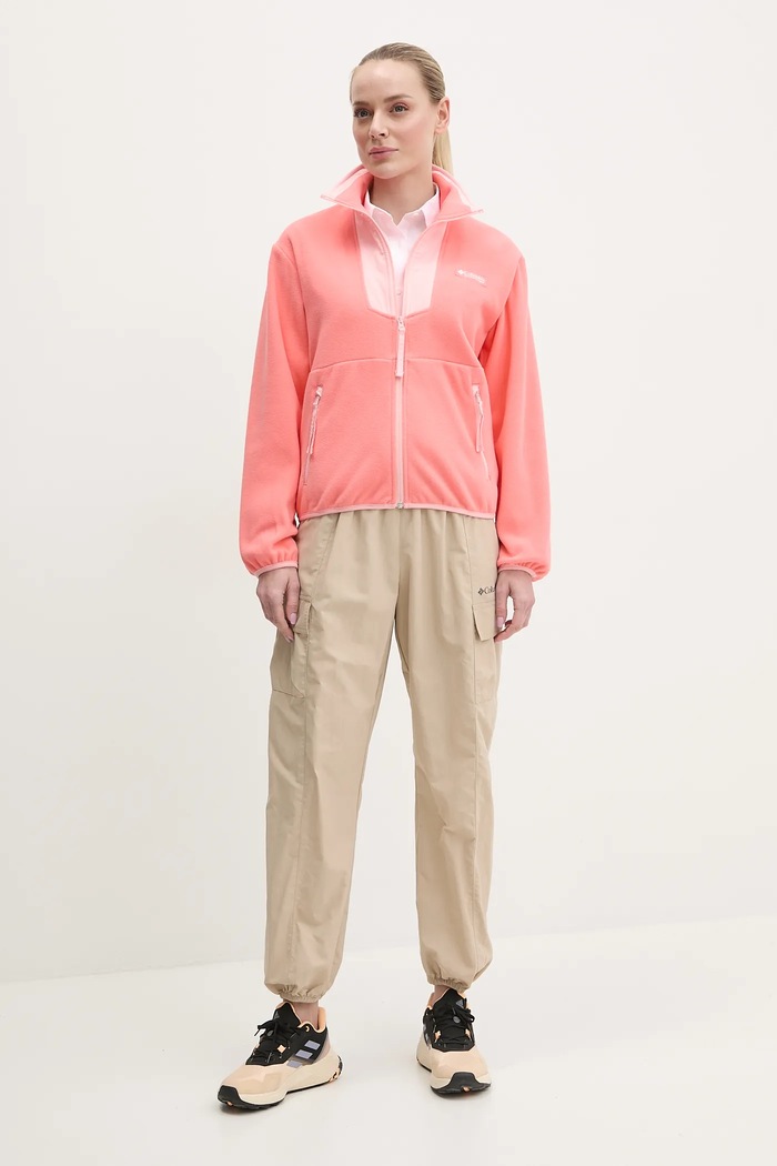Športni pulover Columbia Sequoia Grove 2085313 oranžna SS26
