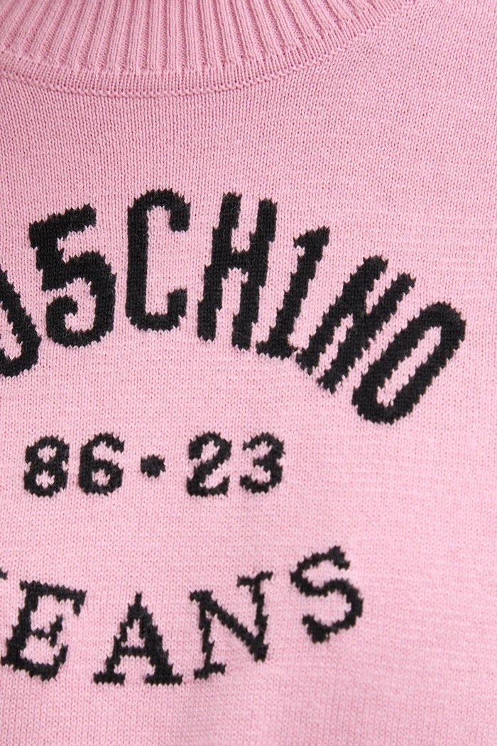Moschino Jeans pulover de bumbac 0907.3201 roz