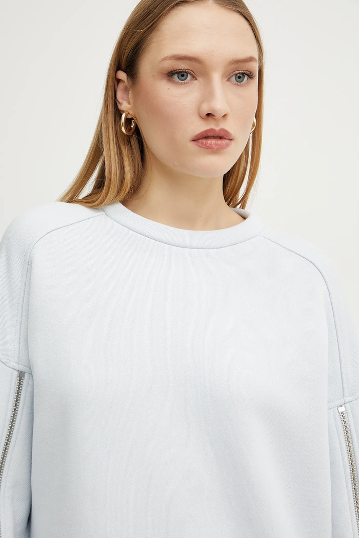 MAX&Co. bluza bawełniana niebieski 2516921022200