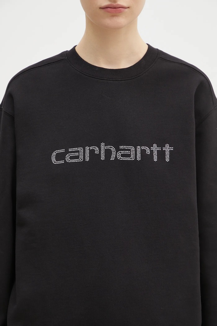 Кофта Carhartt WIP Rivet Script Sweat чёрный I034420.0M4XX