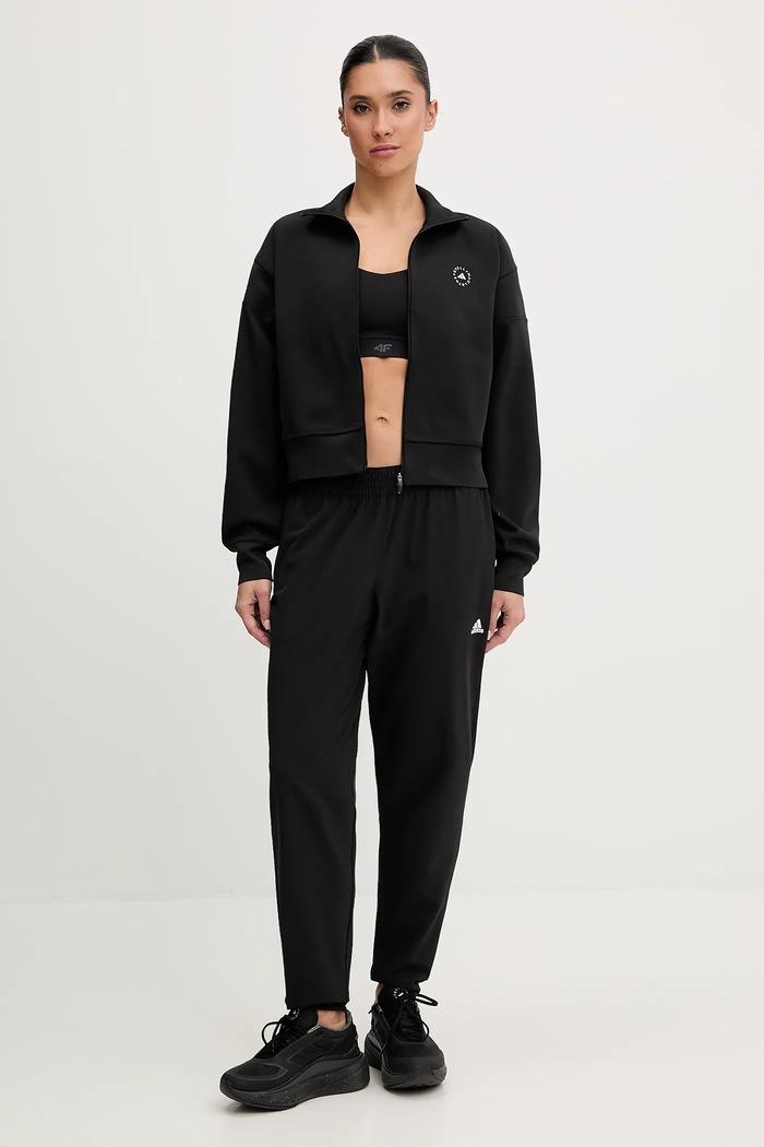 Спортен суичър adidas by Stella McCartney JJ0084 черен SS26