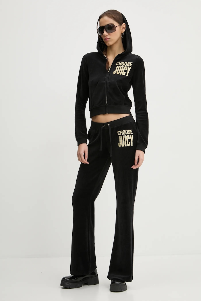 Dukserica Juicy Couture JCGAS125001 crna SS25