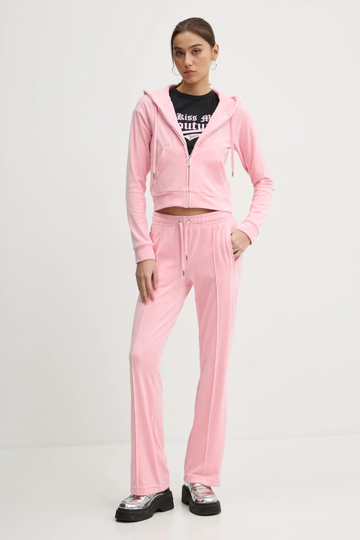 Mikina Juicy Couture JCWA122001 růžová SS26
