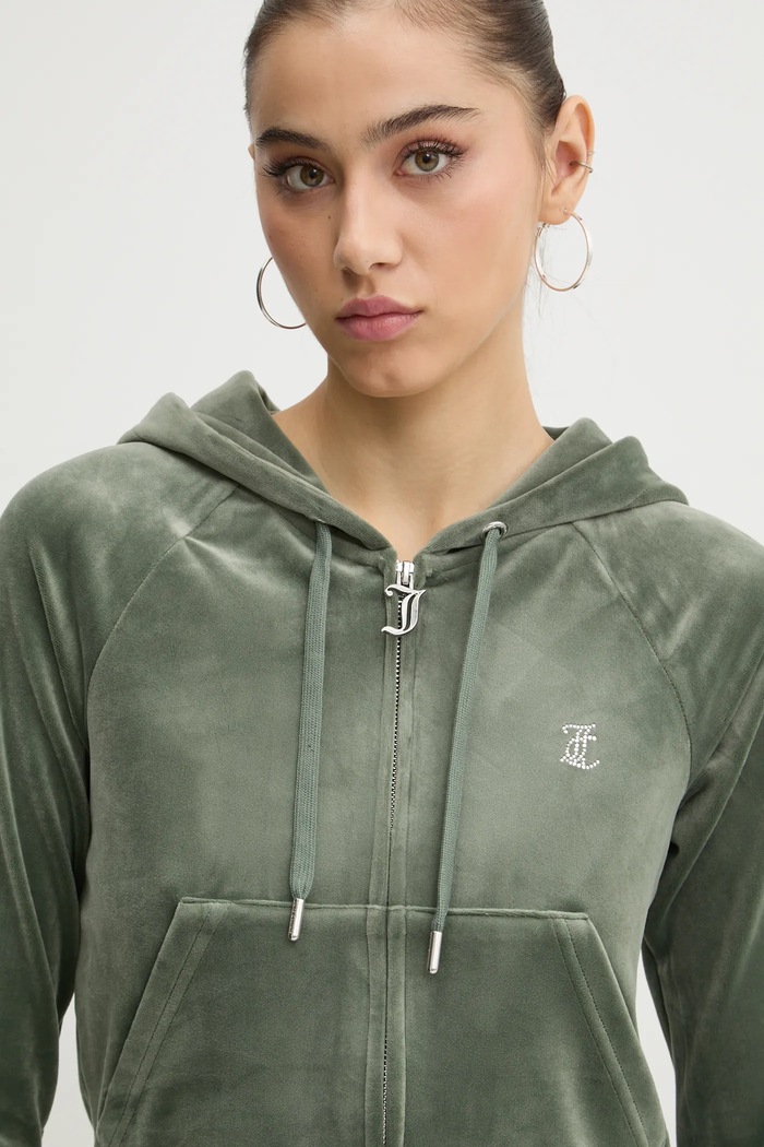 Mikina Juicy Couture zelená JCWA122001