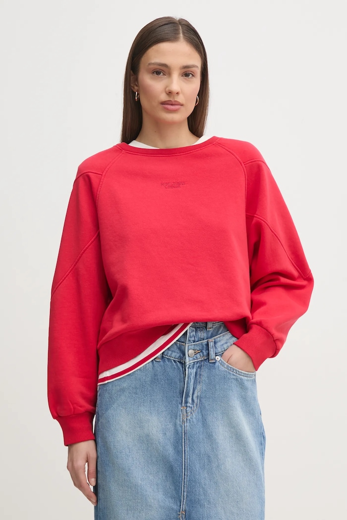 Pepe Jeans Bluza REESE czerwony PL581480
