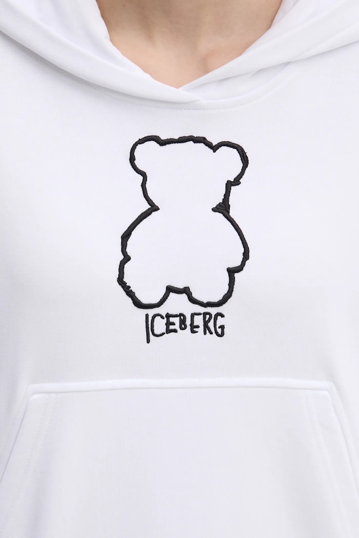 Iceberg hanorac de bumbac E071.6300 alb