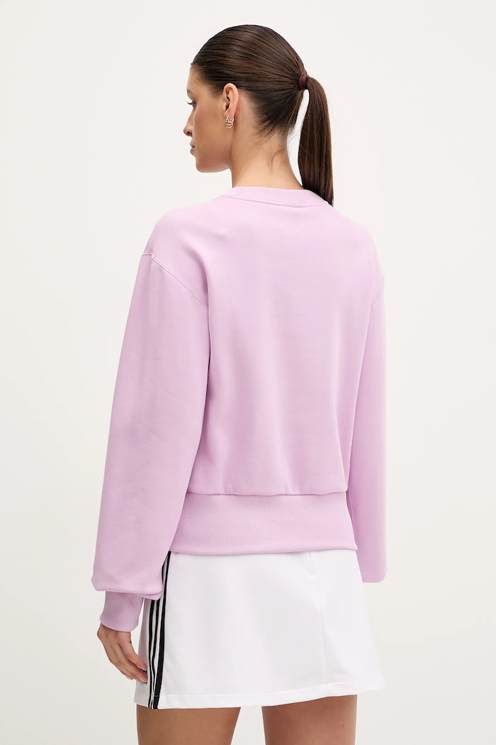 Odzież adidas bluza bawełniana ALL SZN JJ1267 różowy