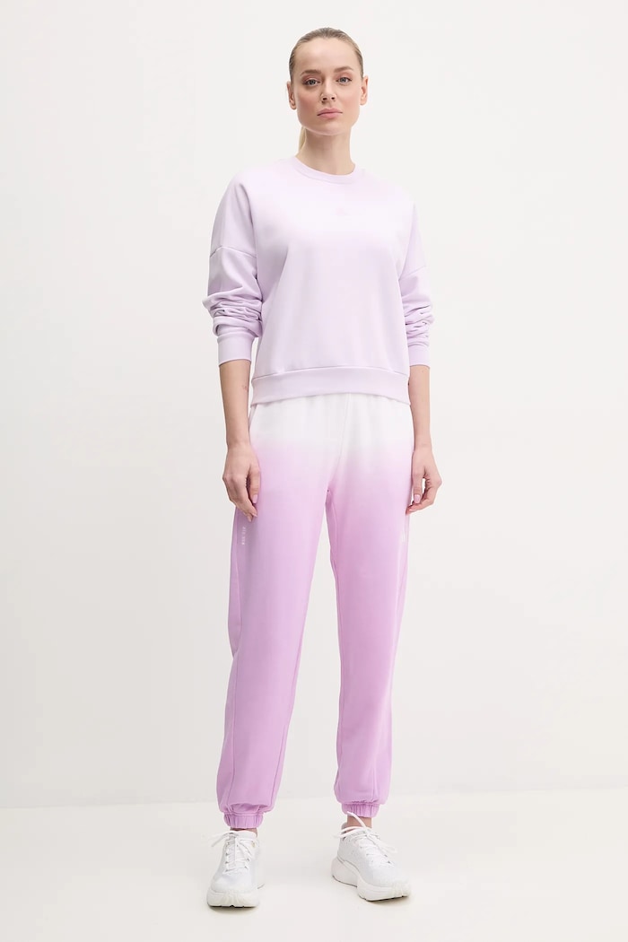 adidas Bluza Essentials JI6068 fioletowy SS25