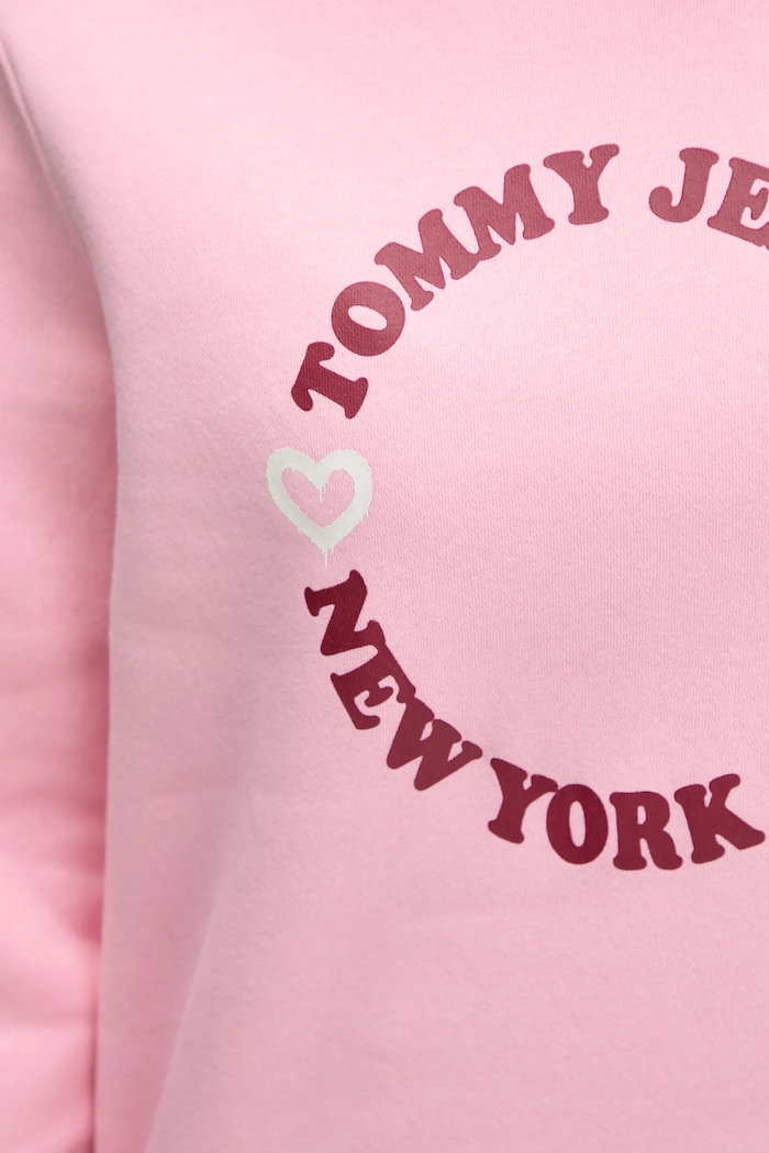 Mikina Tommy Jeans DW0DW21770 růžová